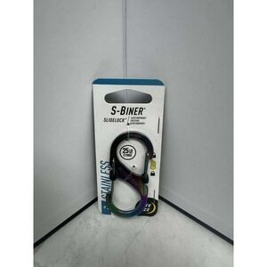 Nite Ize S Biner Slide Lock Carabiner Rainbow Stainless Steel‎